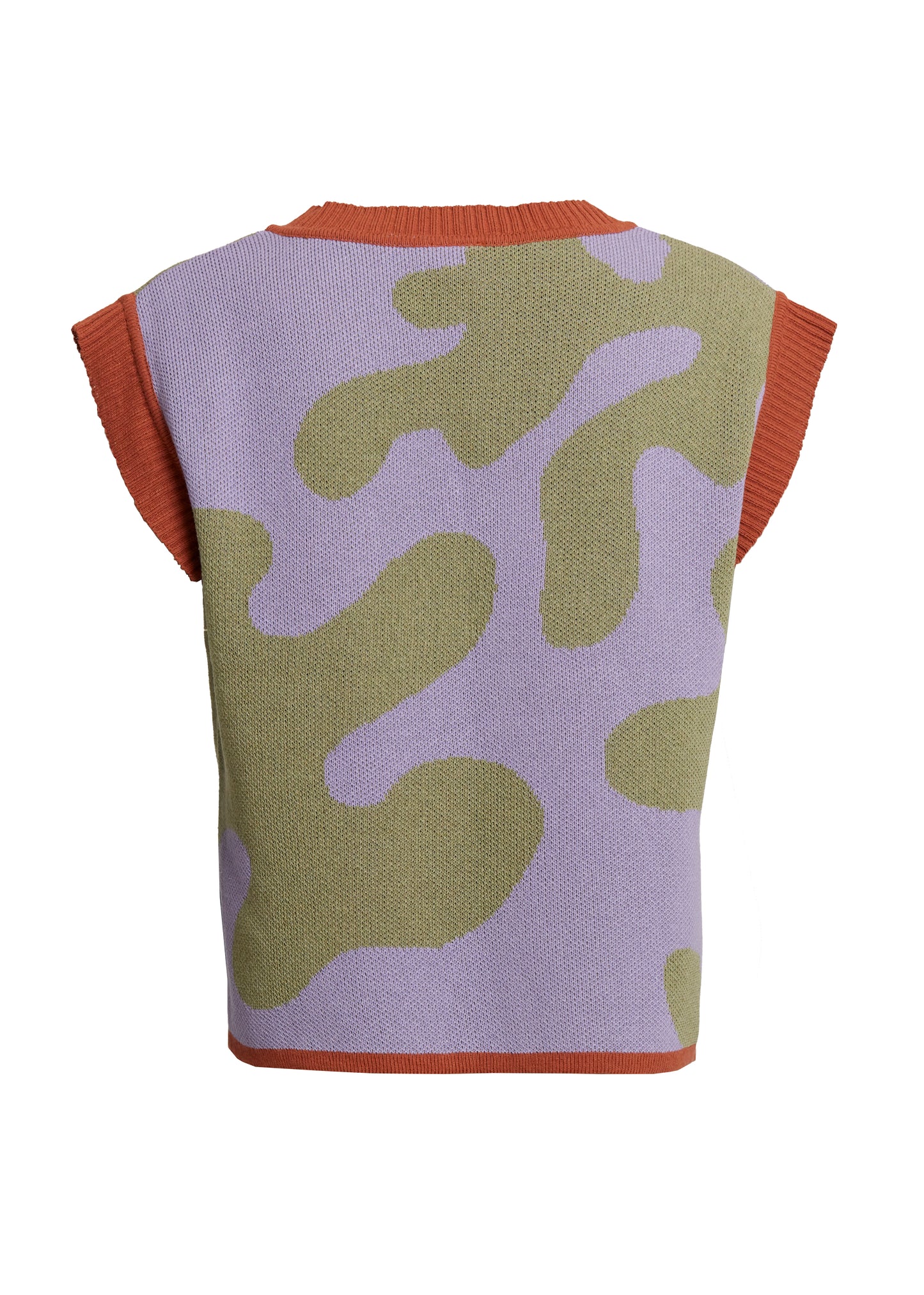NONNA - Knitted Vest  - Fig