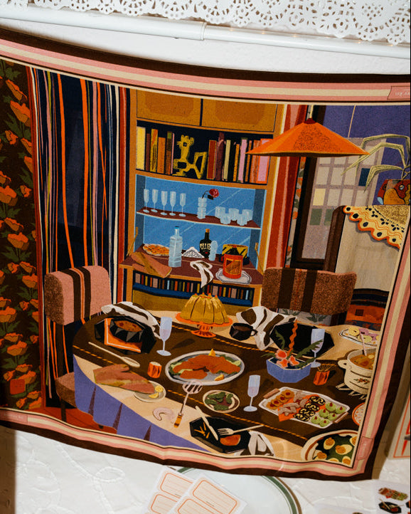 NONNA - Silk Scarf - Nonna