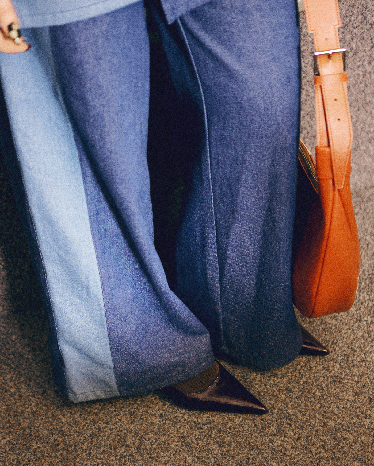 APPLE SKIN Moonbag - Rosso/Pink