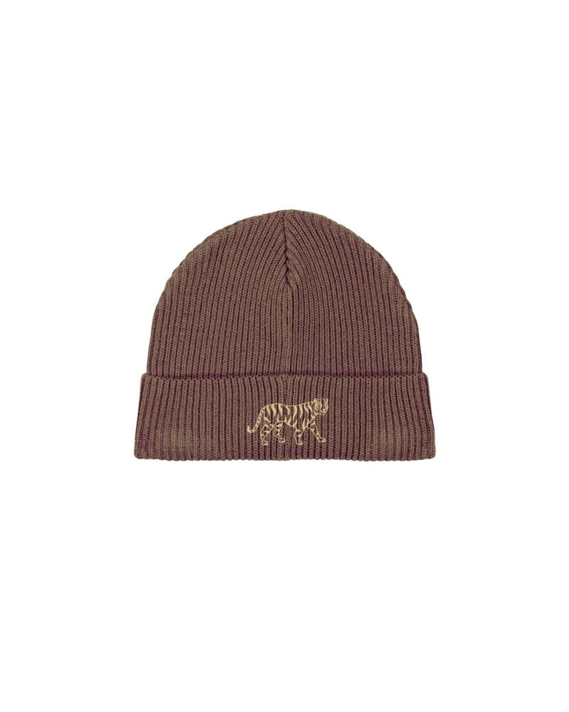 TIGER POWER - Knitted Beanie - Mocha