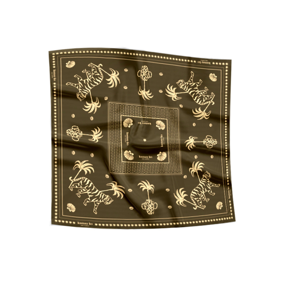 TIGER POWER - Bandana - Olive