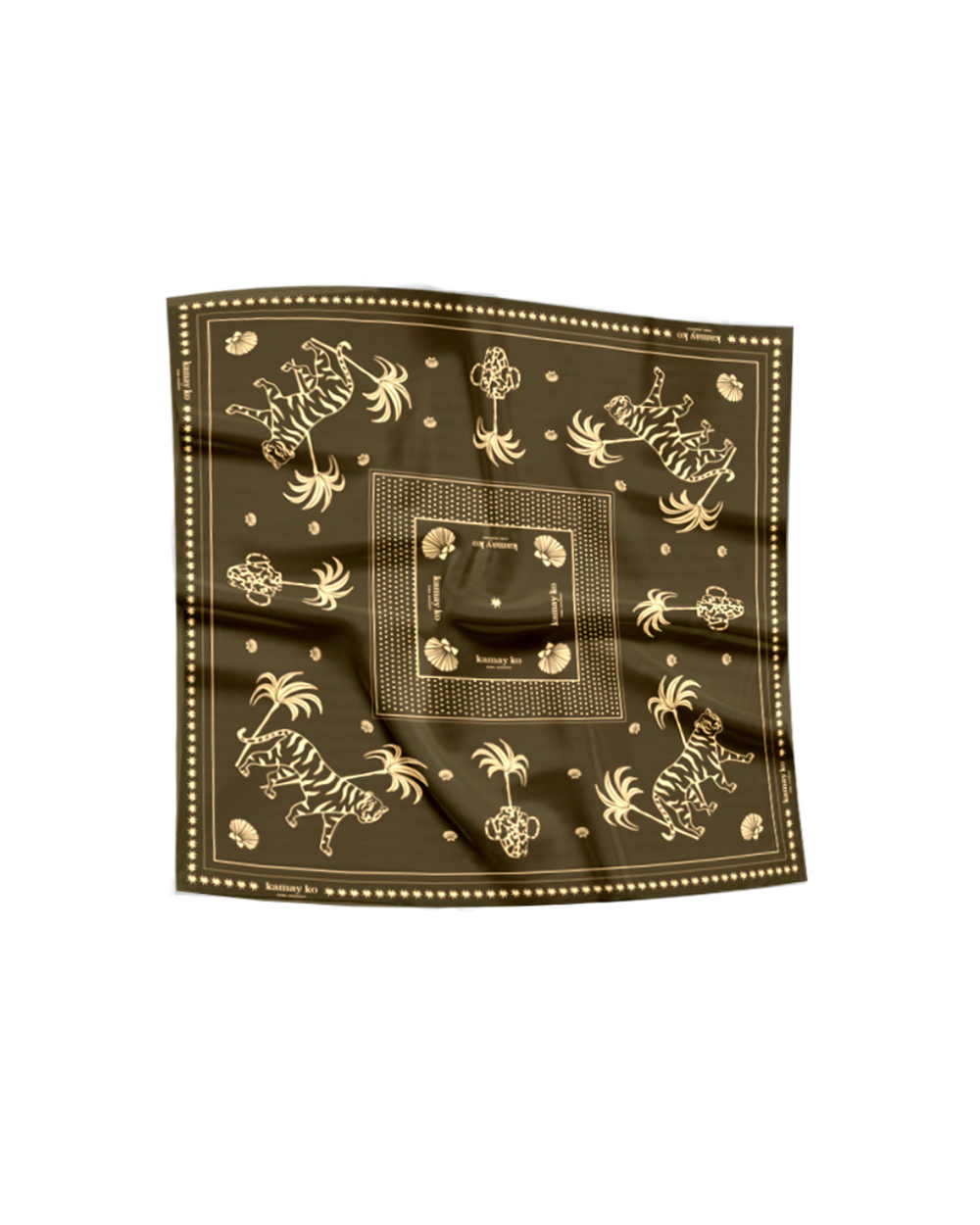 TIGER POWER - Bandana - Olive