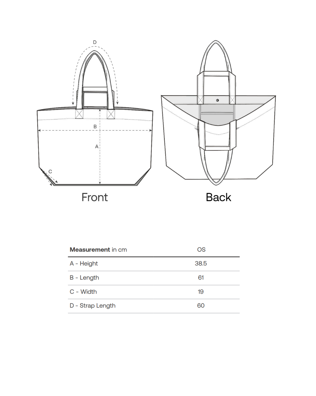 TIGER POWER - Navy canvas shopper