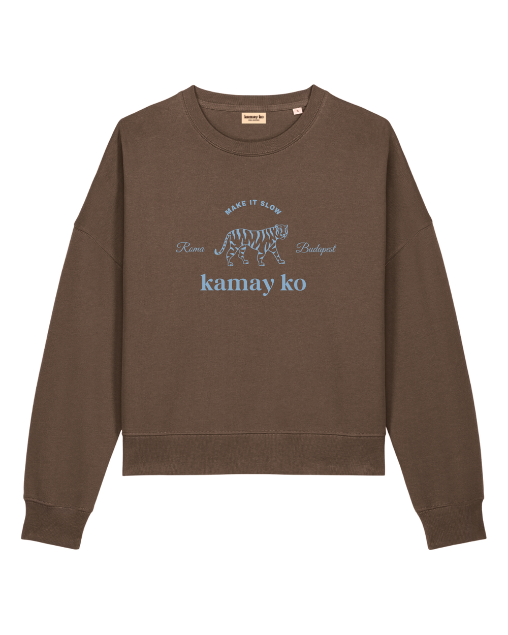 TIGER POWER - Women Sweatshirt - Mocha