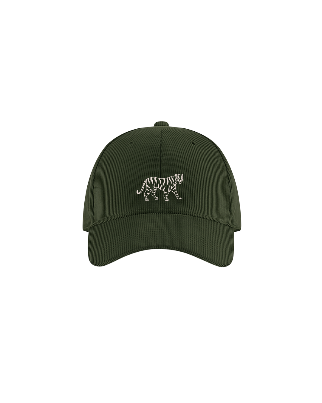 TIGER Baseball cap- Cord- Forest Green