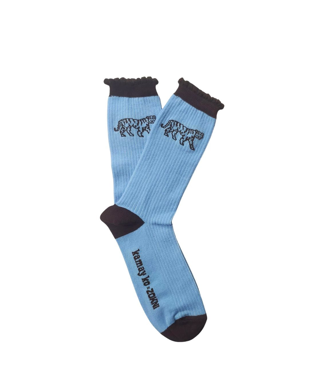TIGER POWER- Socks - Baby Blue