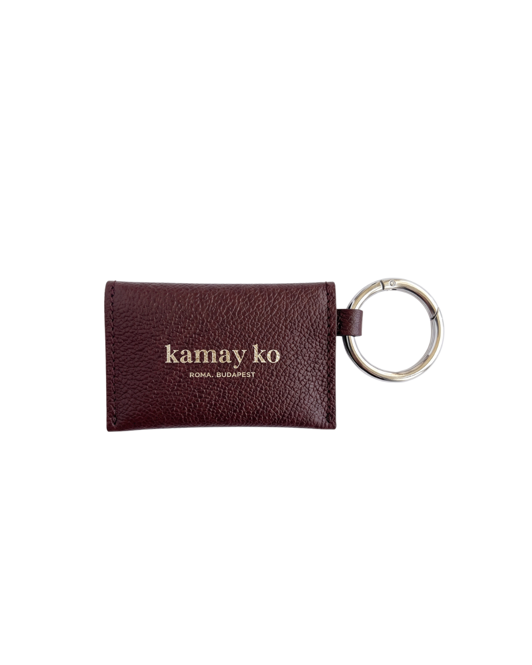 CHARM- Card holder - Dark Brown