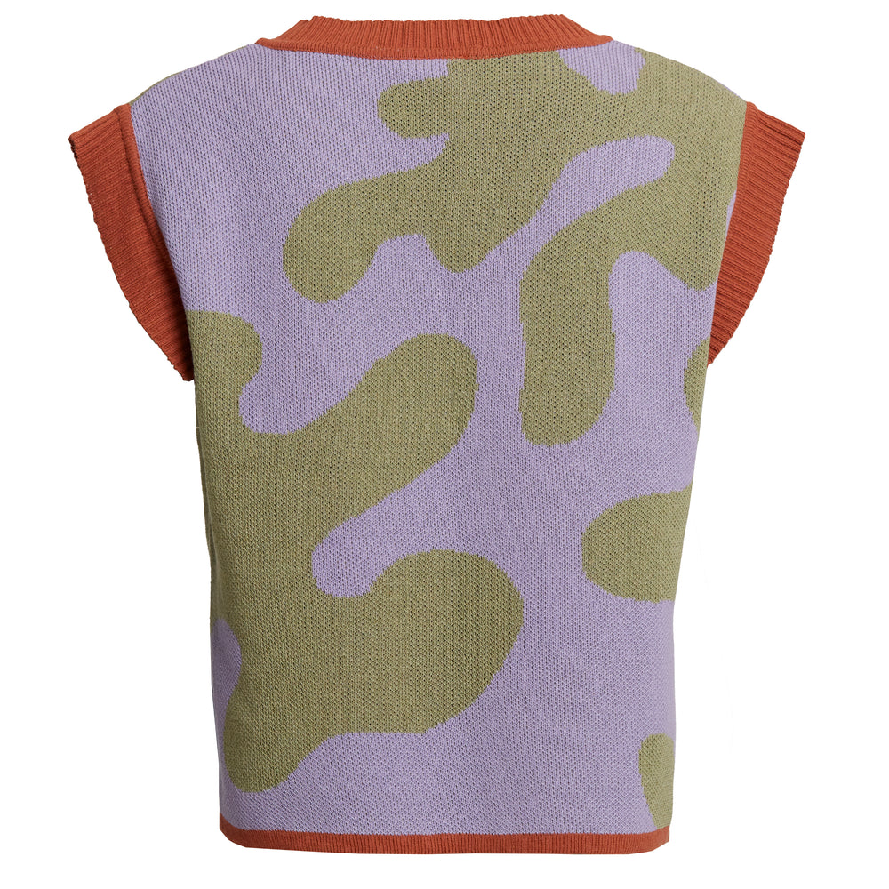 
                      
                        NONNA - Knitted Vest  - Fig
                      
                    