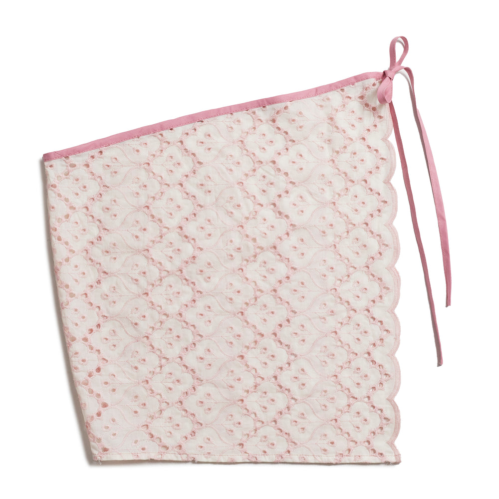 NONNA - Wrap Skirt - Pink Lace