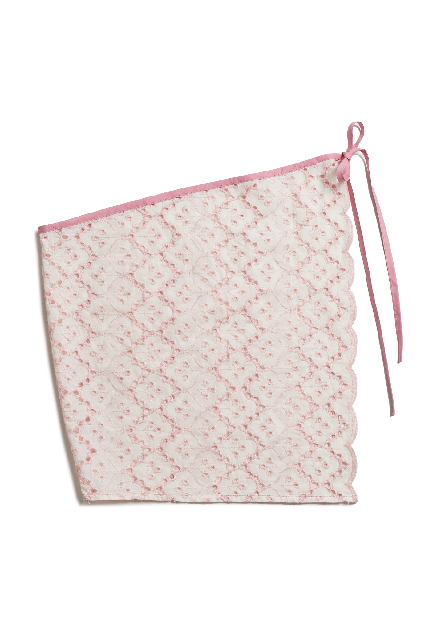 NONNA - Wrap Skirt - Pink Lace