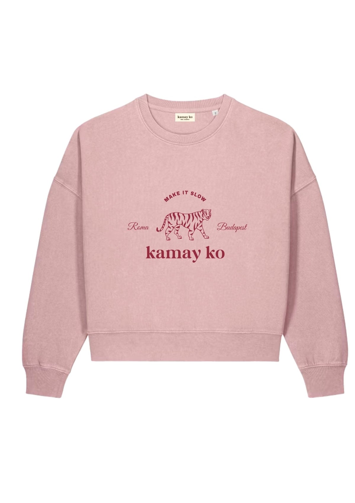 TIGER POWER - Women Sweatshirt - Blush