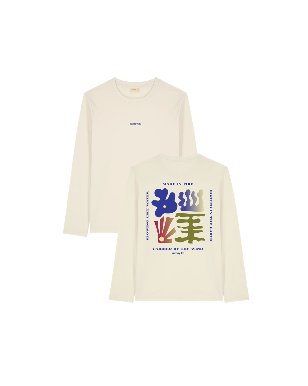 VULCANA - Unisex Long sleeve - Elements - Natural