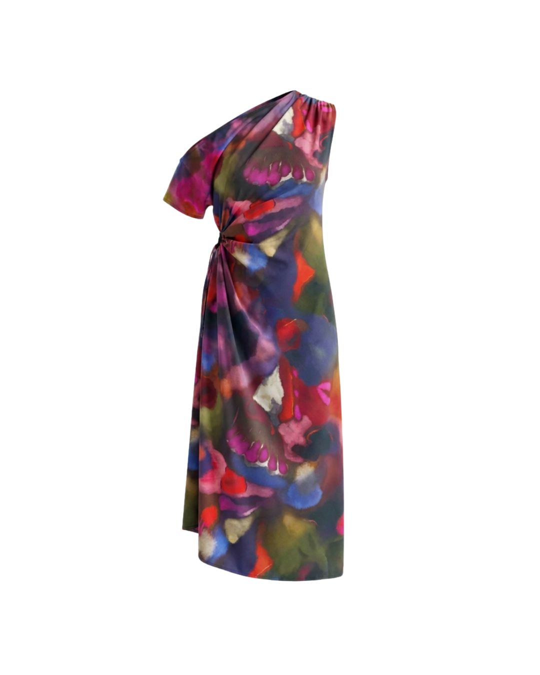 VULCANA - Off-Shoulder Dress - Abstract