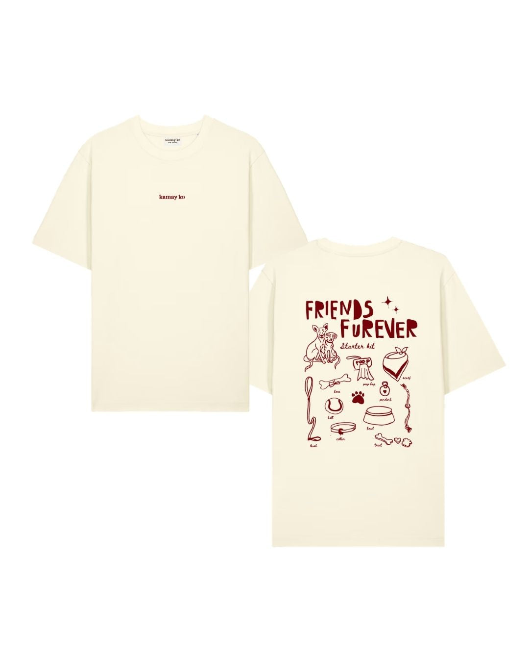 FRIENDS FUREVER - Unisex T-shirt - White