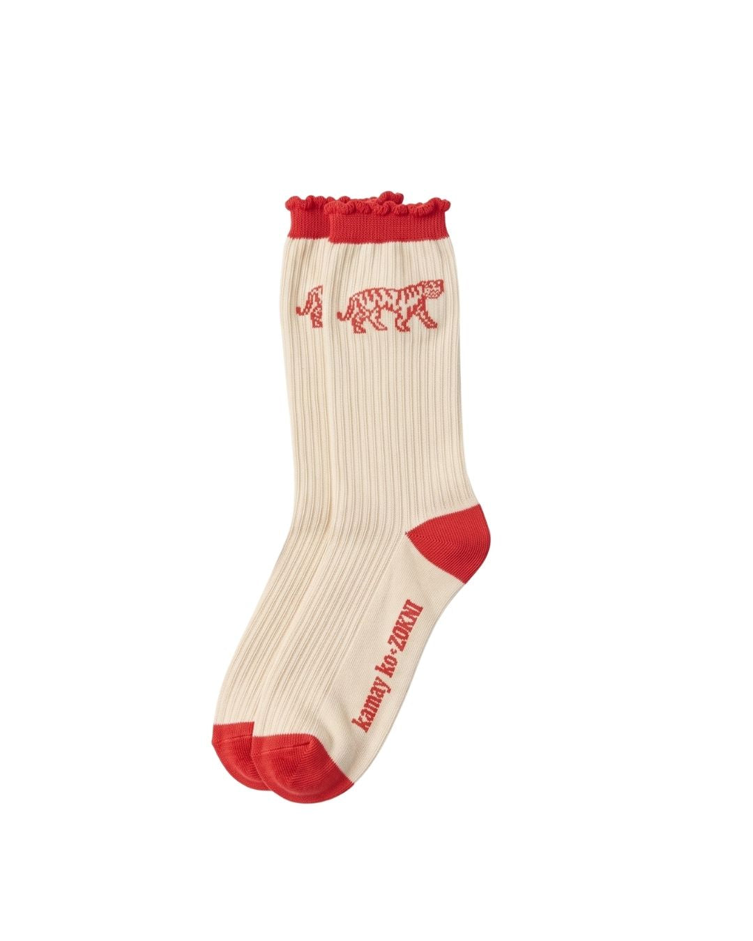 TIGER POWER- Socks - Cream