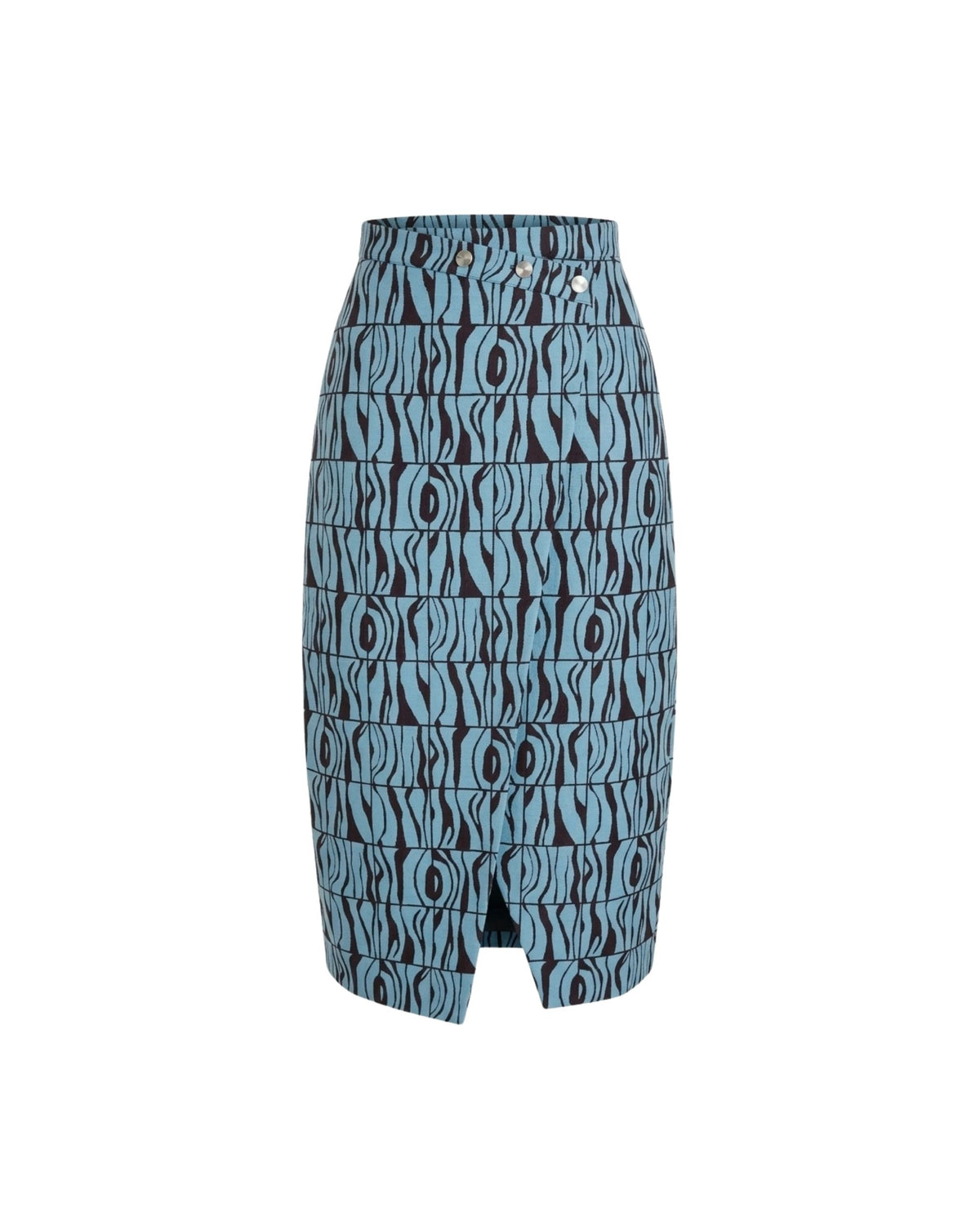 TORA - Barrel Skirt - Woven Stripes