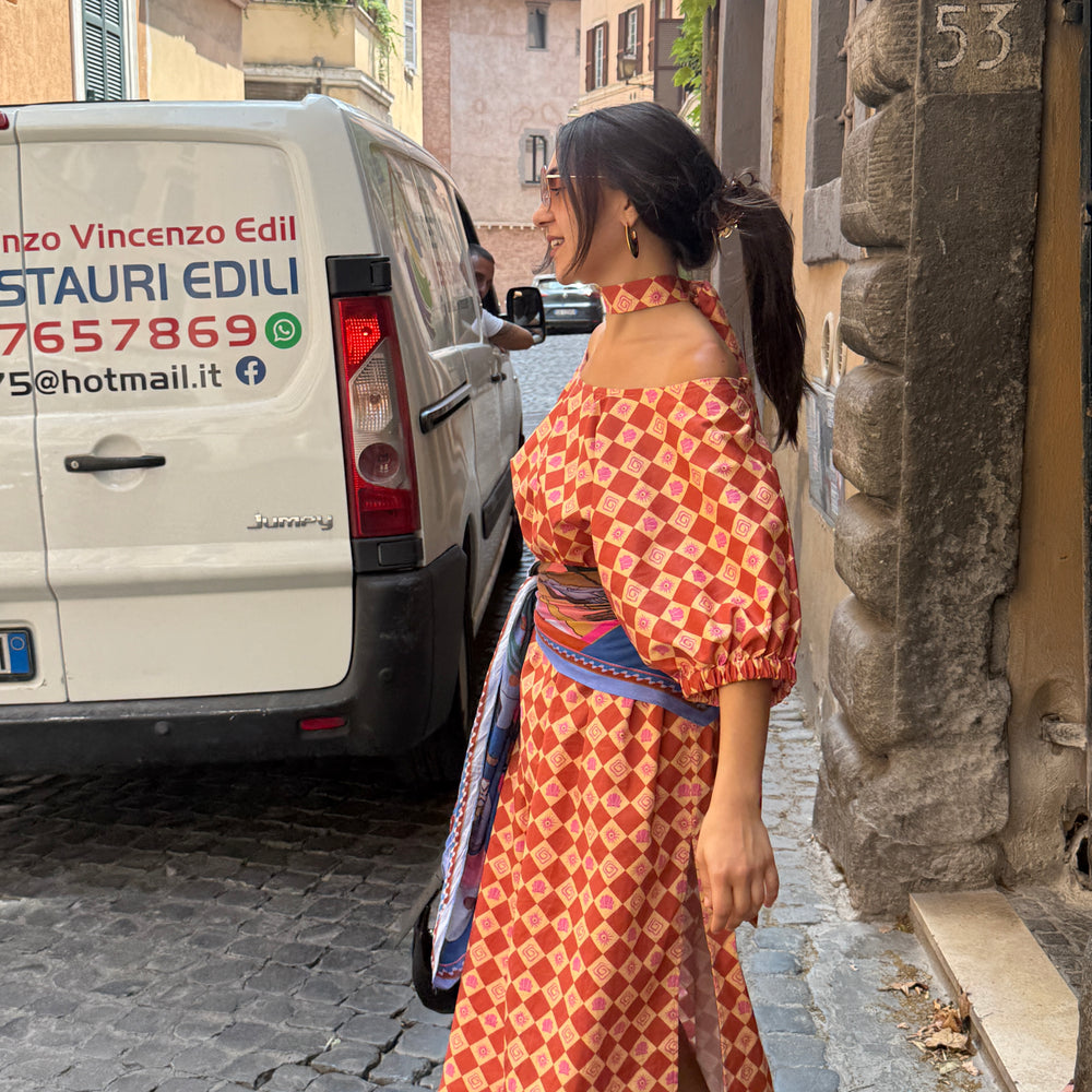 
                      
                        Canto di Mare - Pepita - Bubble Long Dress
                      
                    