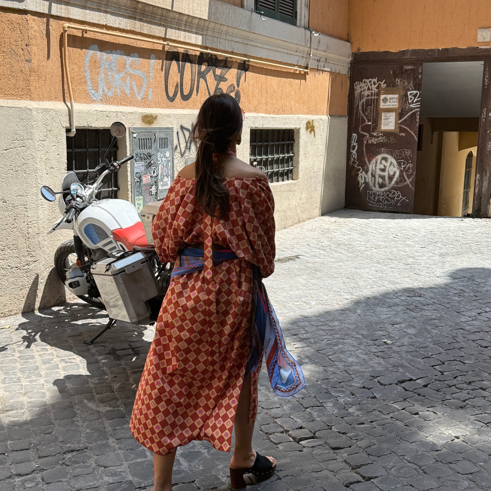
                      
                        Canto di Mare - Pepita - Bubble Long Dress
                      
                    
