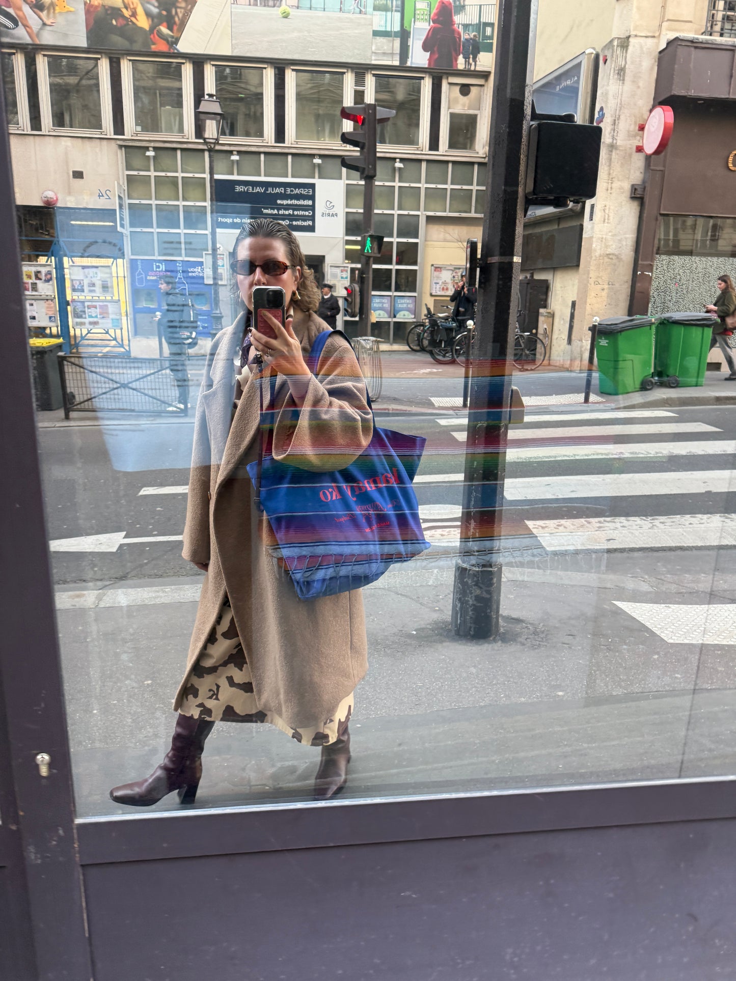 TIGER POWER - King Blue canvas shopper