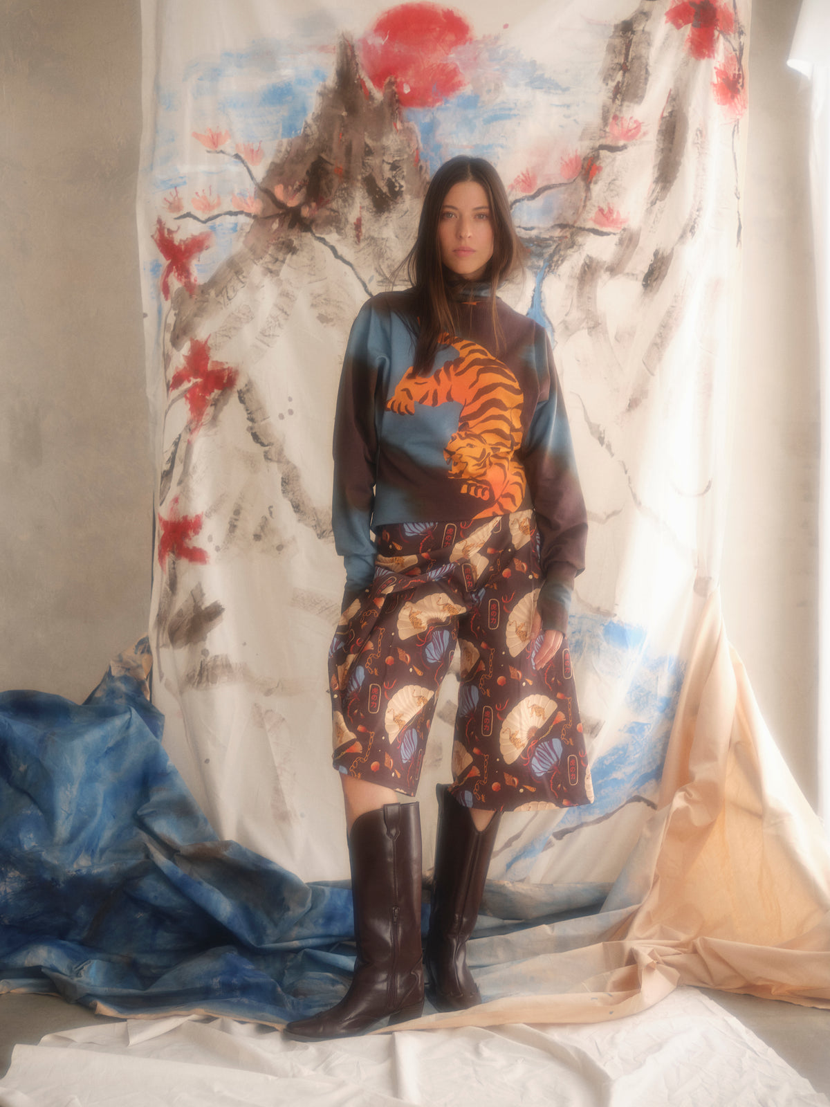 TORA - Turtleneck - Tiger