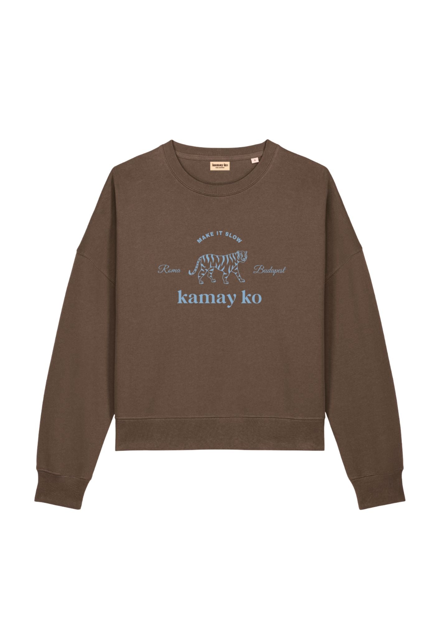 TIGER POWER - Women Sweatshirt - Mocha