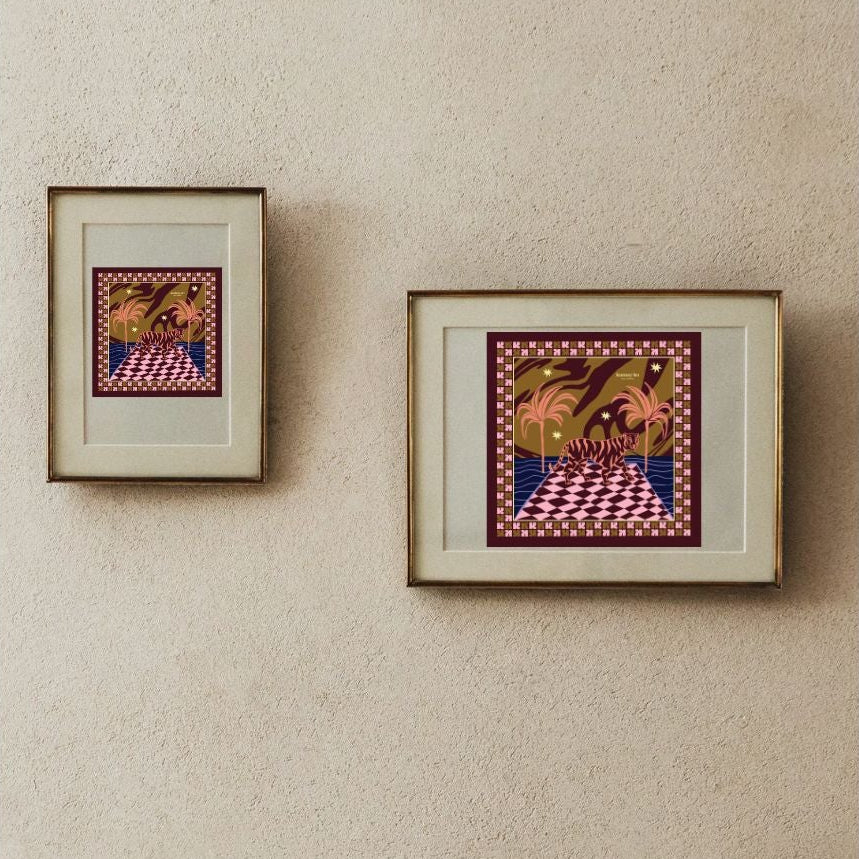 AUTUMN TIGER DIGITAL PRINT