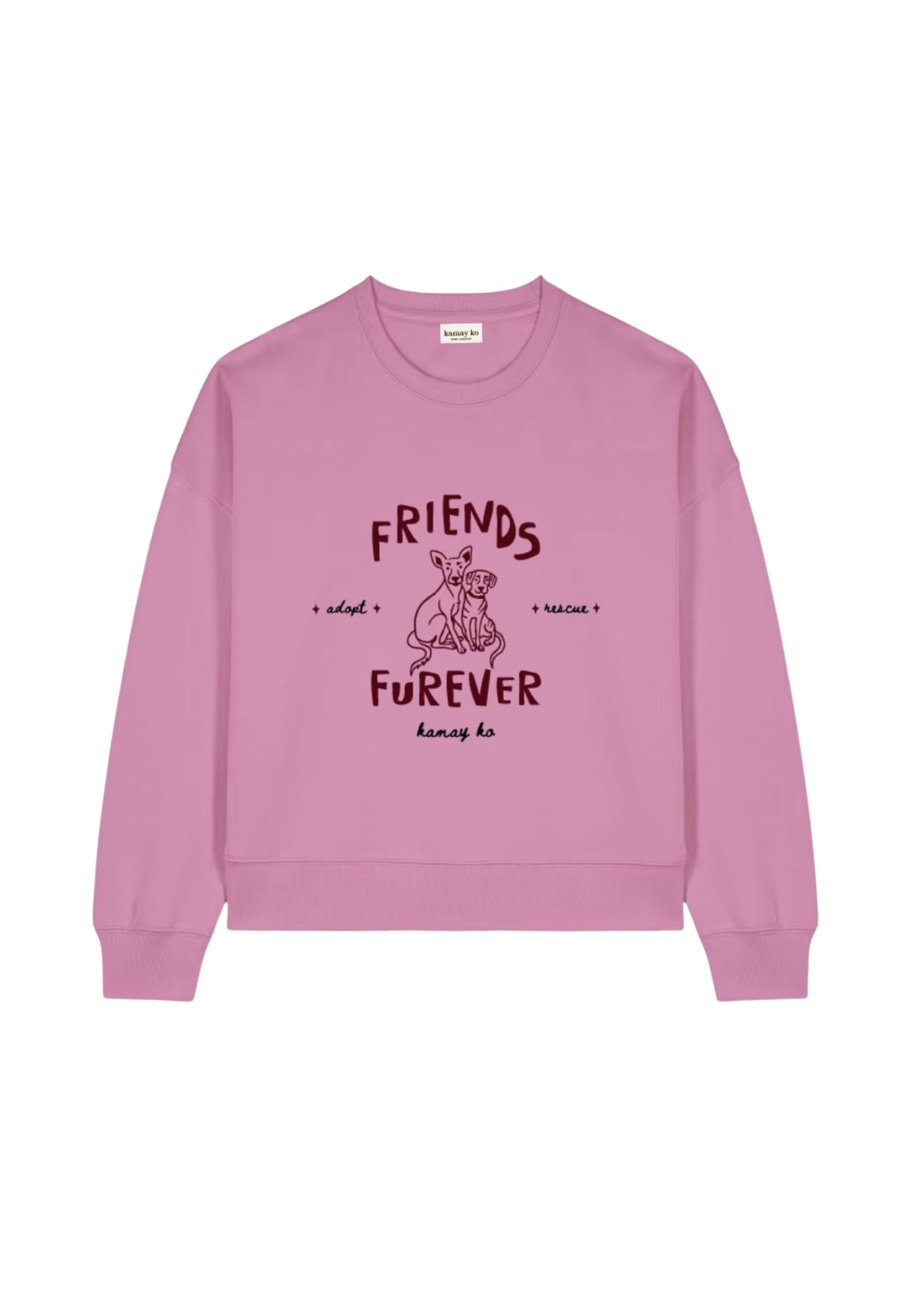 FRIENDS FUREVER - Women's Sweatshirt - Pink