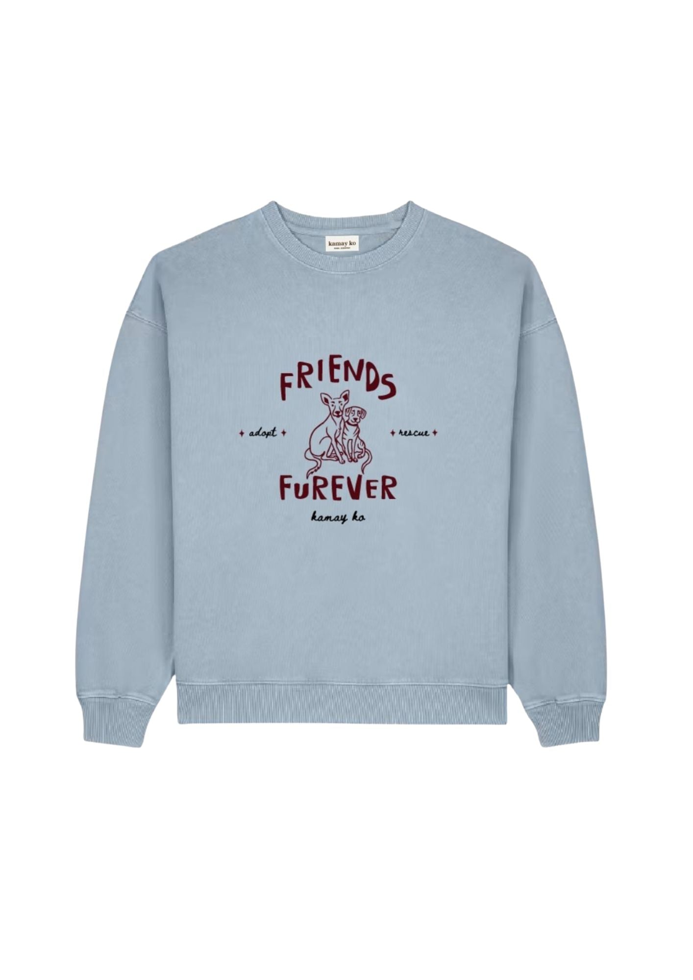 FRIENDS FUREVER - Unisex Sweatshirt - Baby blue