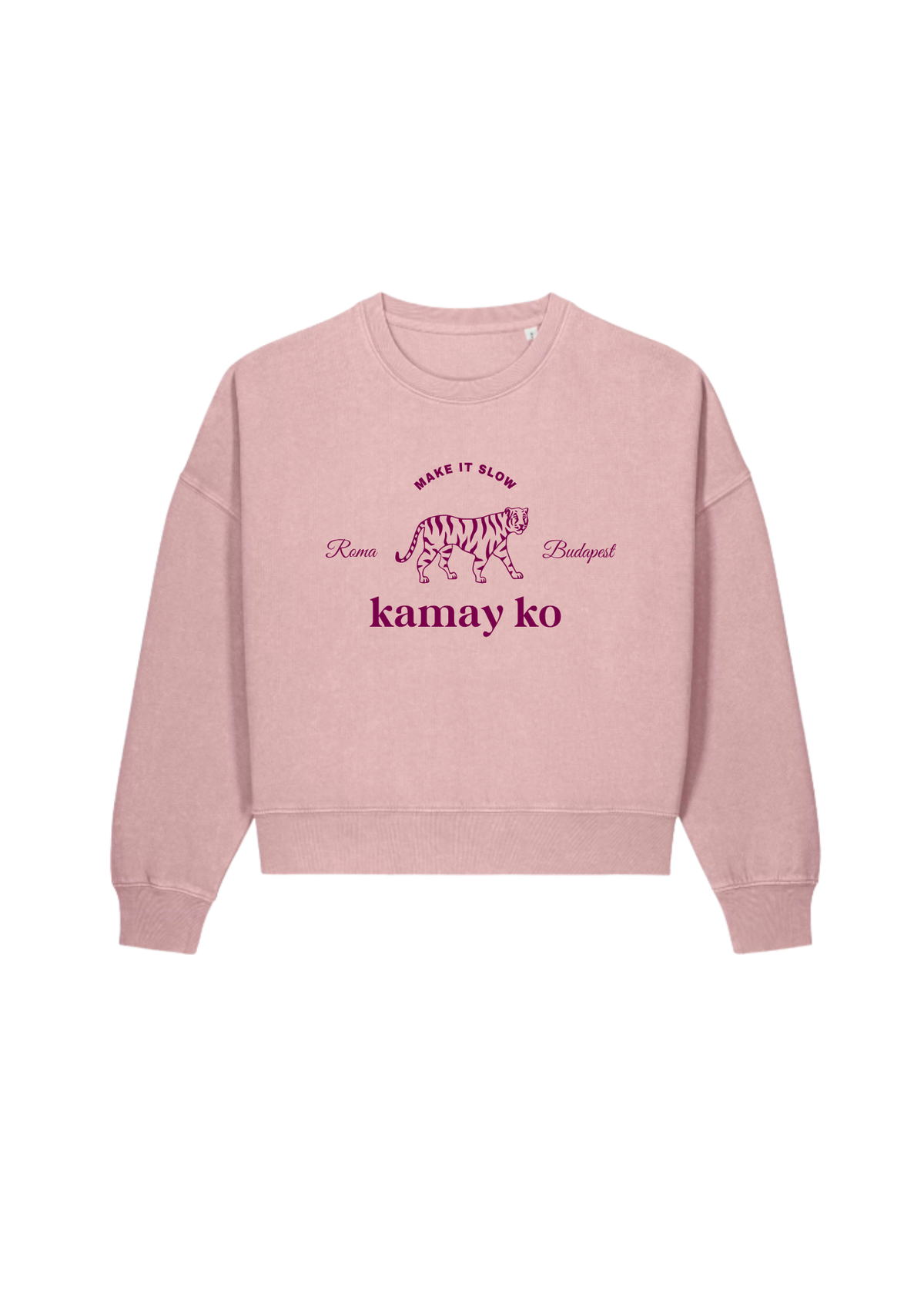 TIGER POWER - Women Sweatshirt - Blush