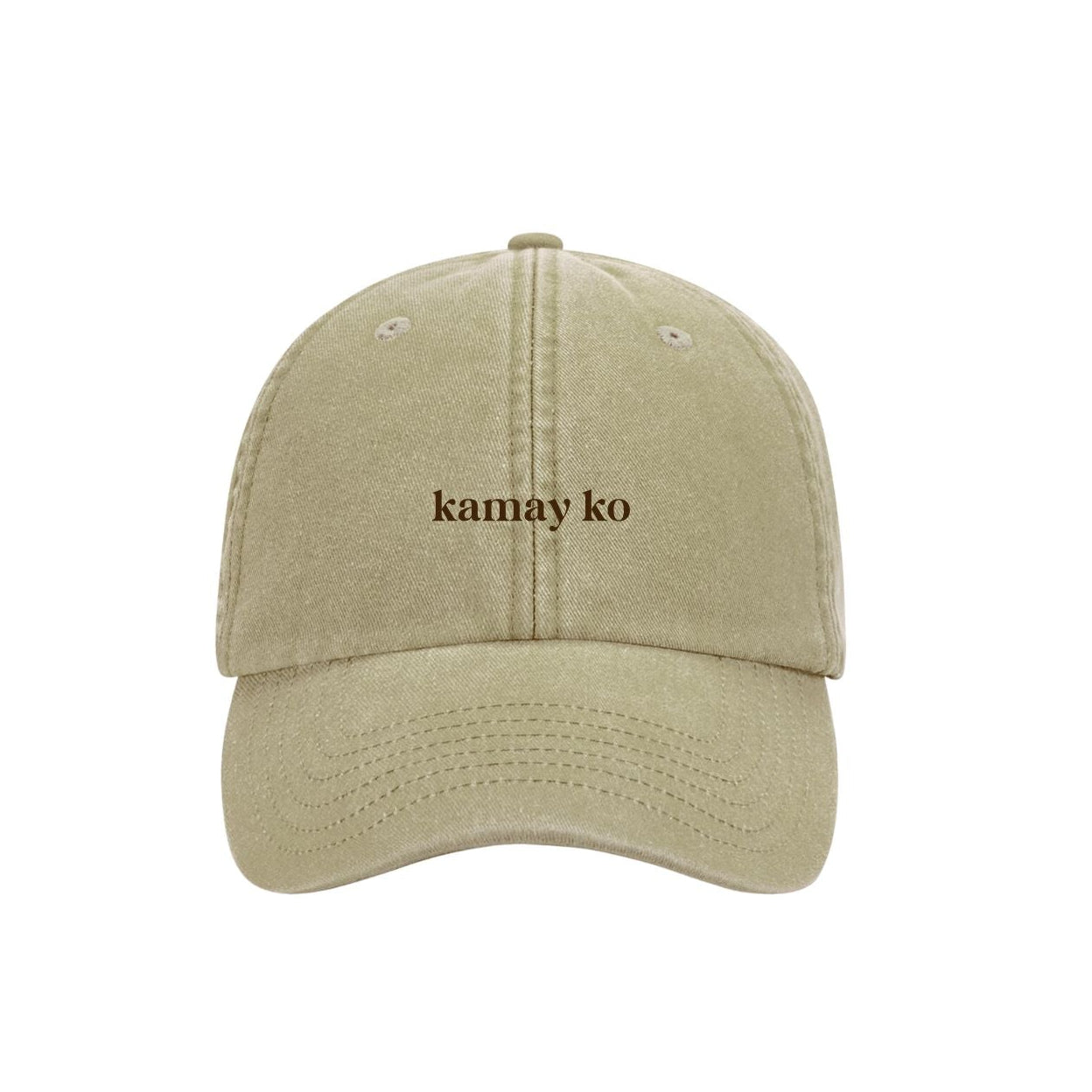 Kamay Ko - Baseball Cap - Stone