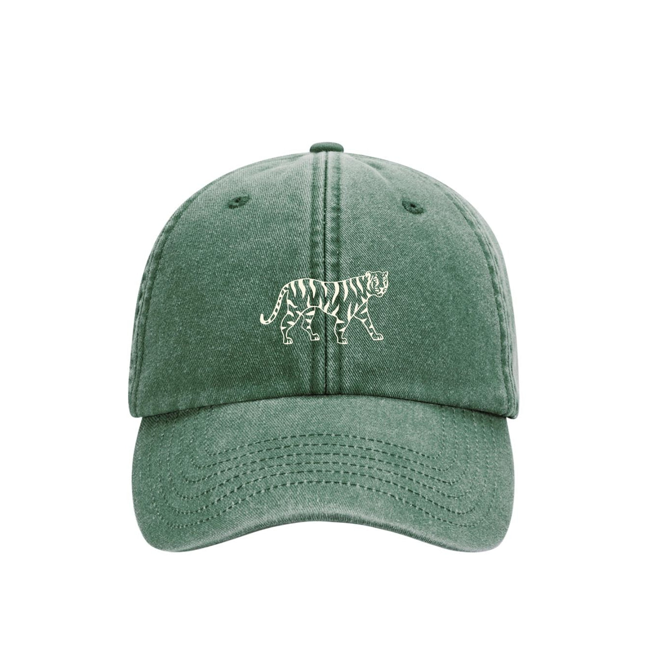 TIGER - Baseball Cap - Vintage Bottle Green
