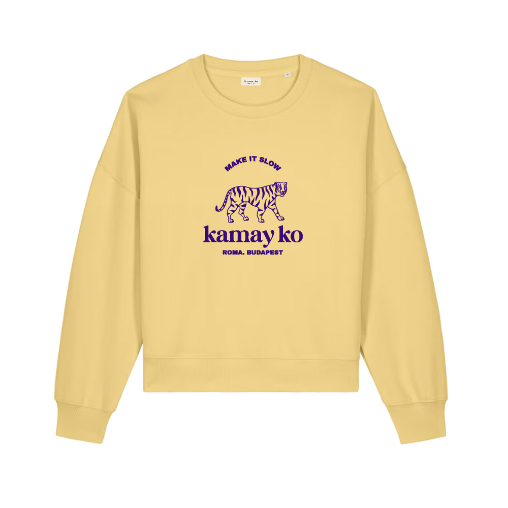 TIGER POWER - Women Sweatshirt - Butter