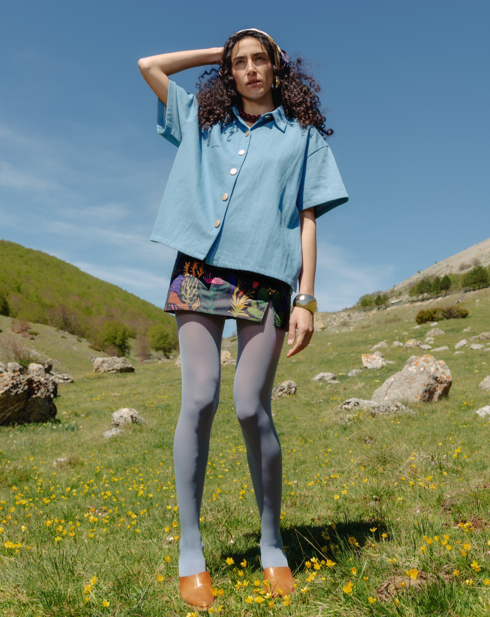 VULCANA - Shirt  - Light denim