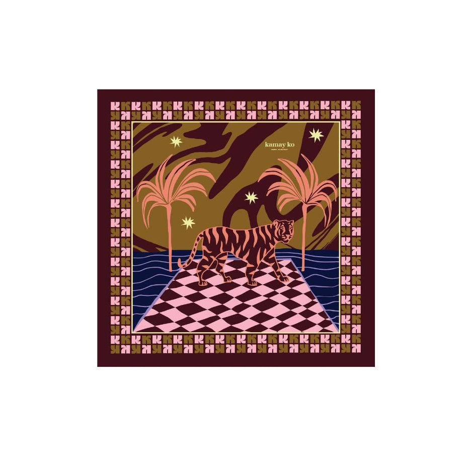 AUTUMN TIGER DIGITAL PRINT