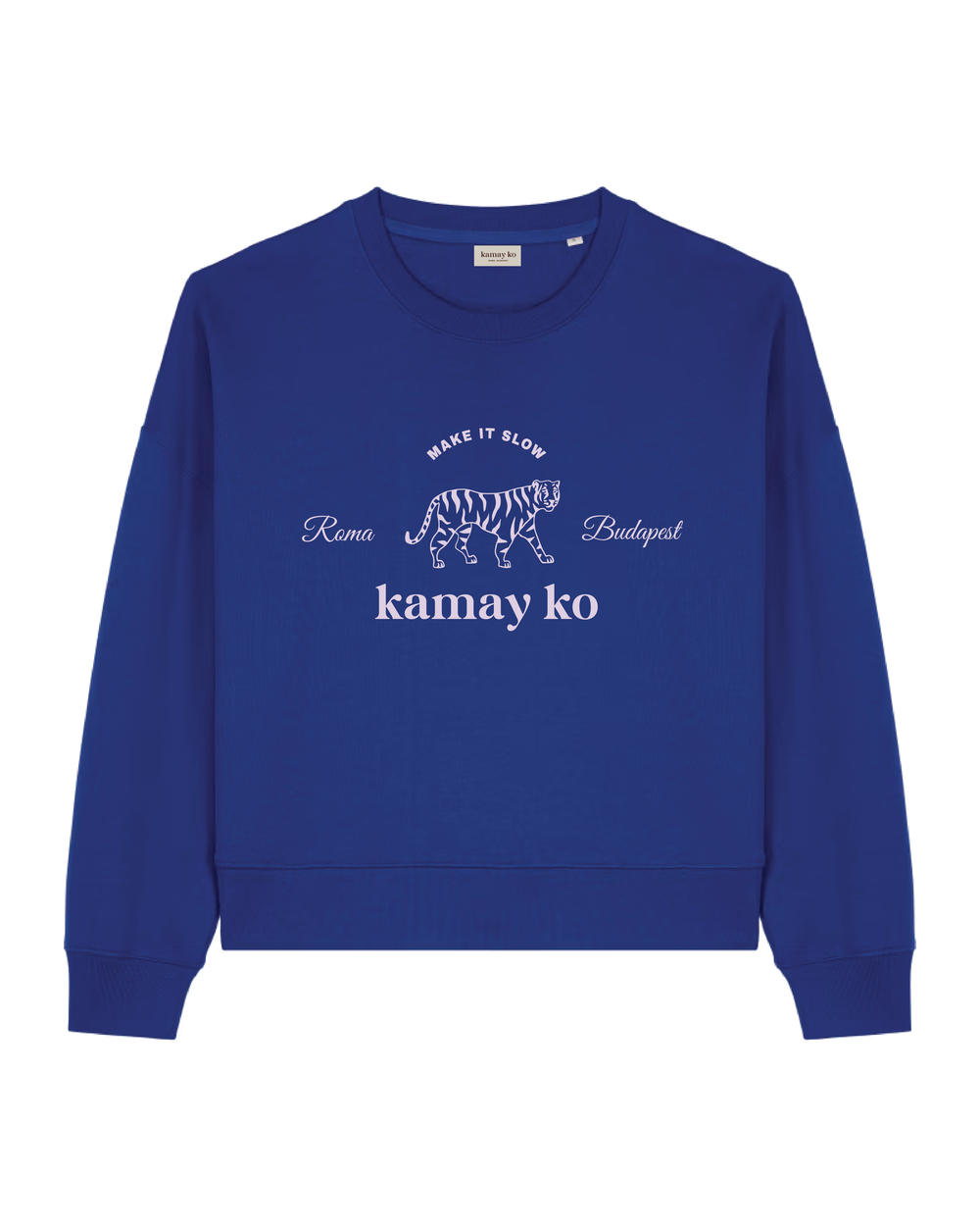 TIGER POWER - Women Sweatshirt - King Blue