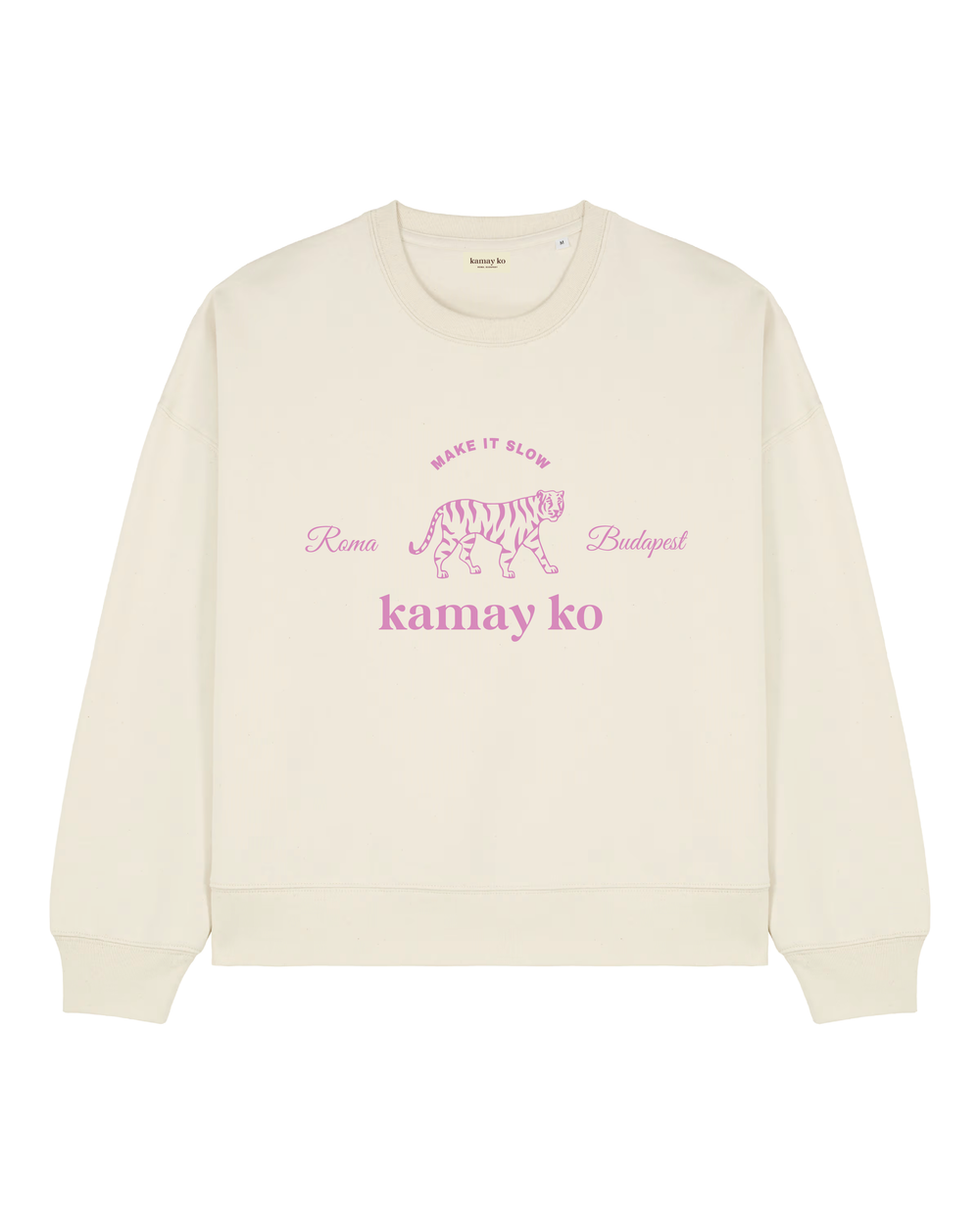 TIGER POWER - Women Sweatshirt - Sand