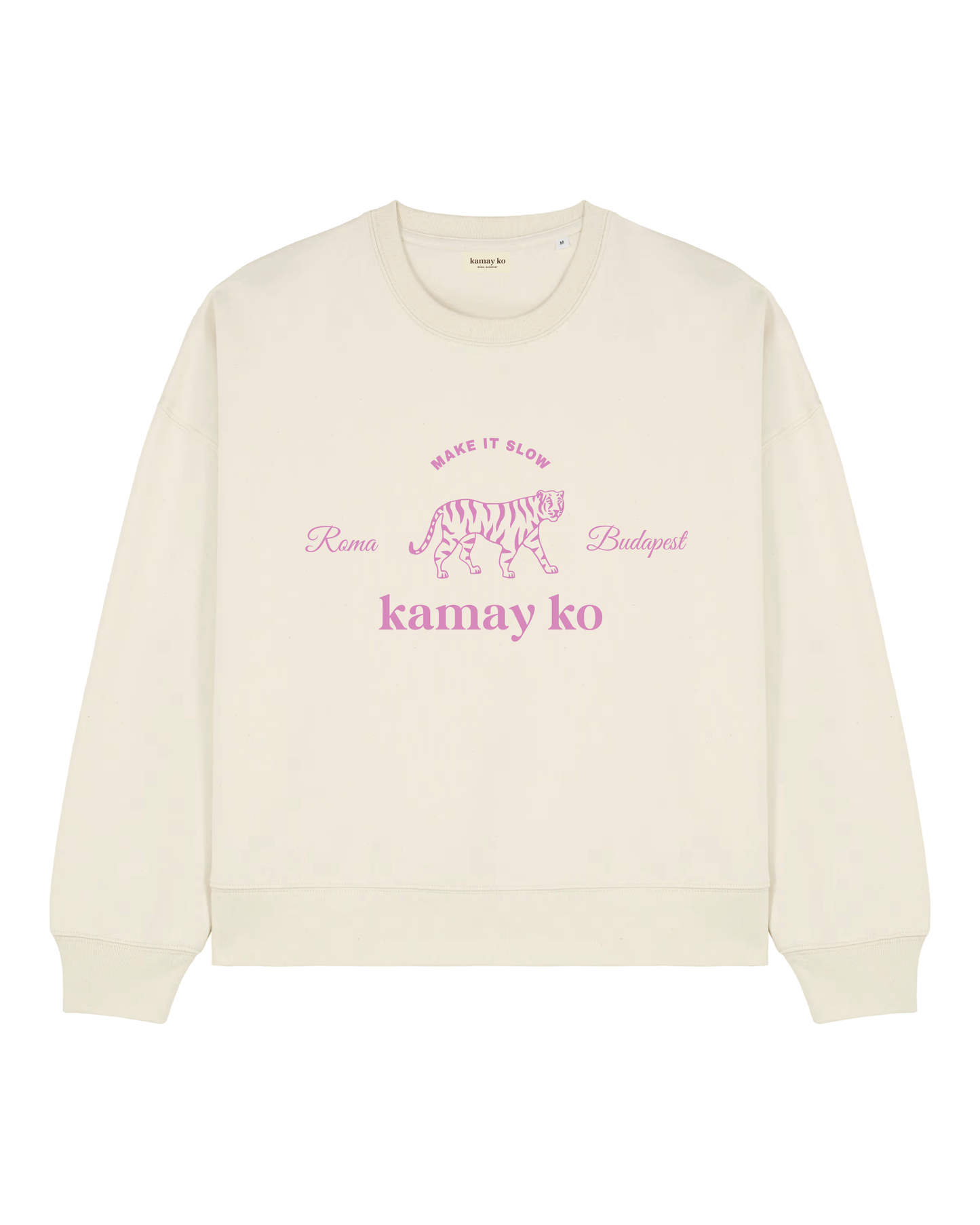 TIGER POWER - Women Sweatshirt - Sand