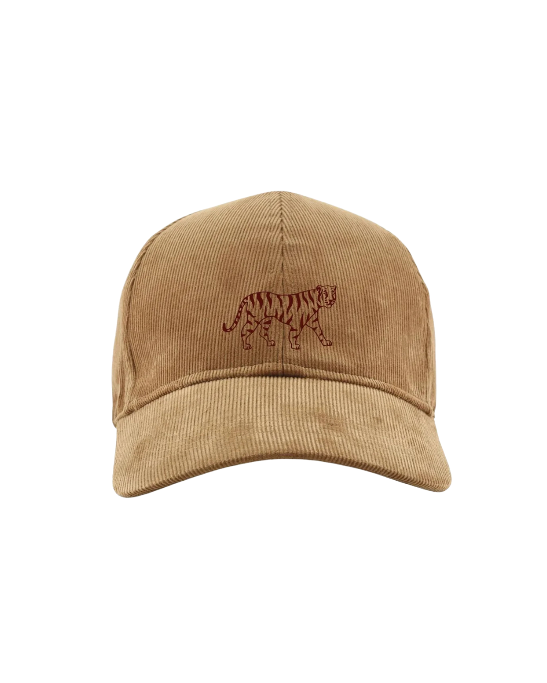 TIGER Baseball cap- Cord- Camel