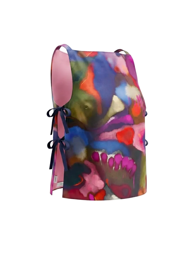 VULCANA - Side Tie Top - Abstract