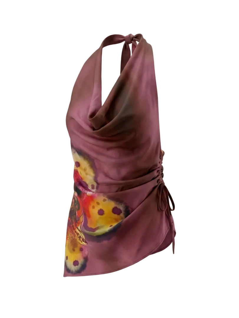 VULCANA - Halter Top - Orchid