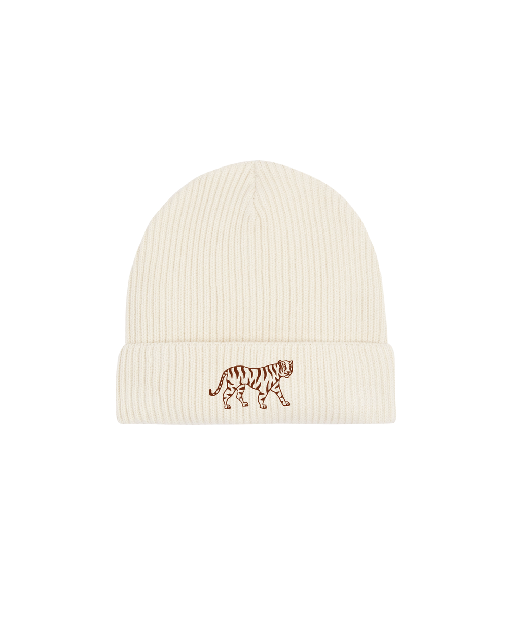 TIGER POWER - Knitted Beanie - Sand