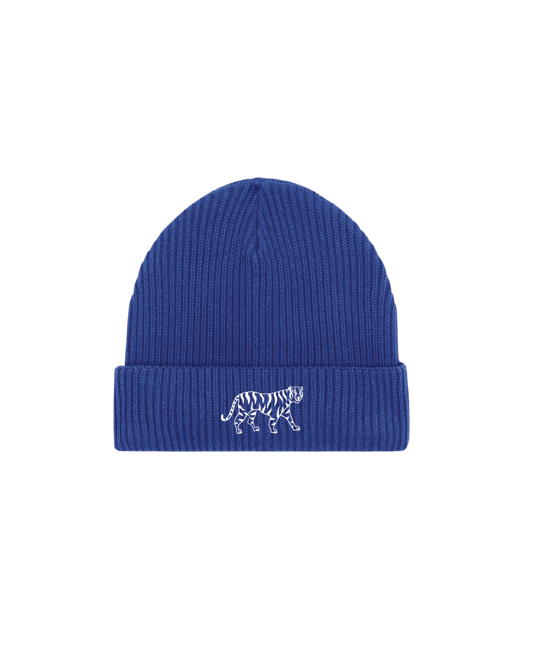 TIGER POWER - Knitted Beanie - King Blue