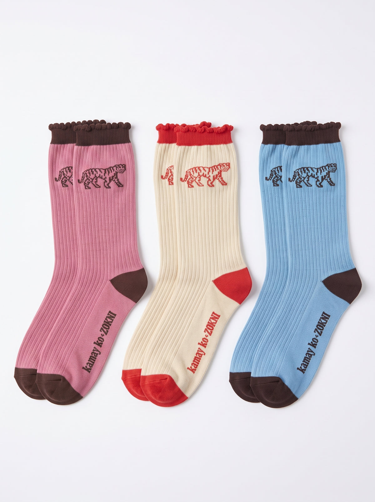 TIGER POWER- Socks - Pink