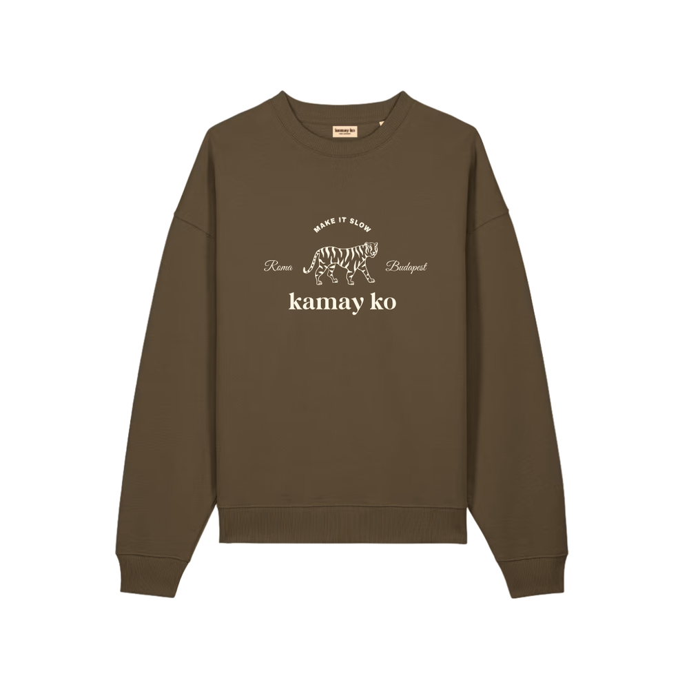 TIGER POWER - Unisex Sweatshirt - Mocha