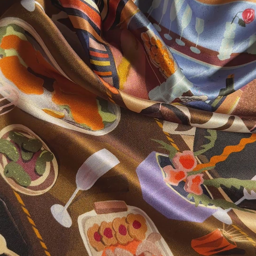 
                      
                        Load and play video in Gallery viewer, NONNA - Silk Scarf - Nonna
                      
                    